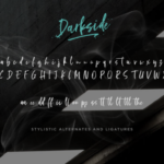Darkside Font Poster 11