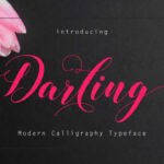 Darling Font Poster 1
