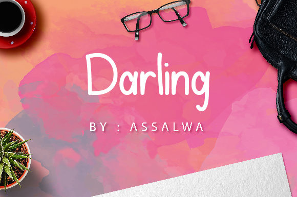 Darling Font Poster 1