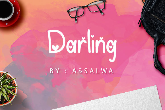 Darling Lovable Font Poster 1