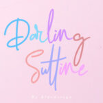 Darling Suttine Font Poster 1
