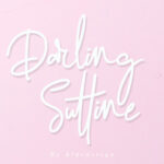 Darling Suttine Font Poster 7