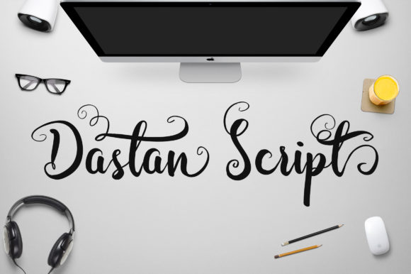 Dastan Script Font Poster 1