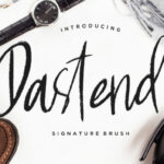 Dastend Font Poster 1