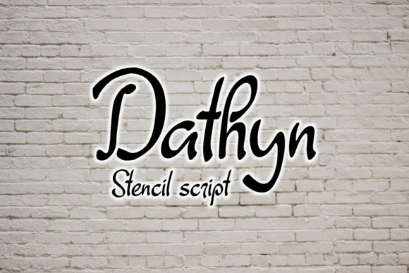 Dathyn Font Poster 1