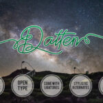 Datten Font Poster 1