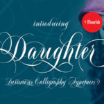 Daughter Script Font Poster 1