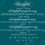 Daughter Script Font Poster 8