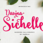 Davina Sichelle Font Poster 1