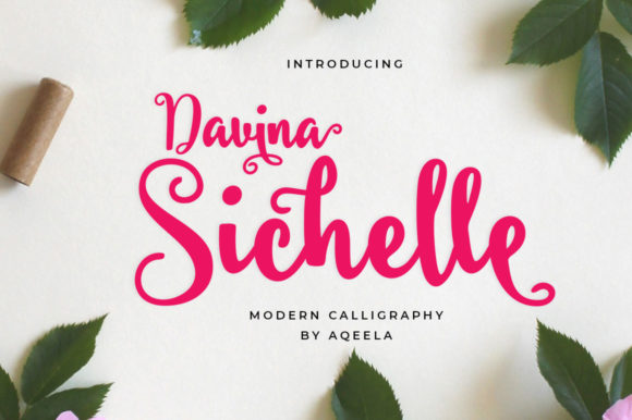 Davina Sichelle Font Poster 1