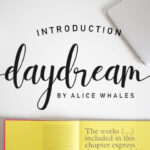 Daydream Font Poster 1