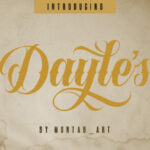 Dayles Font Poster 1