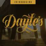 Dayles Font Poster 2