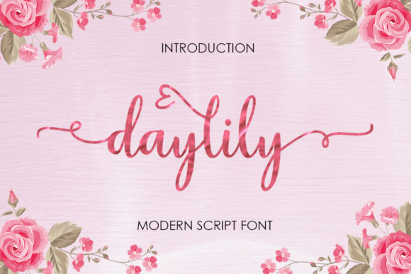 Daylily Script Font Poster 1