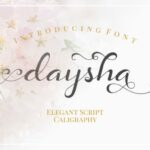 Daysha Font Poster 1