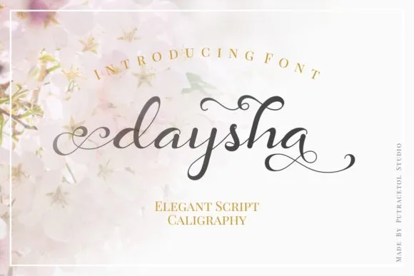 Daysha Font Poster 1