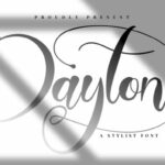 Daytone Font Poster 1