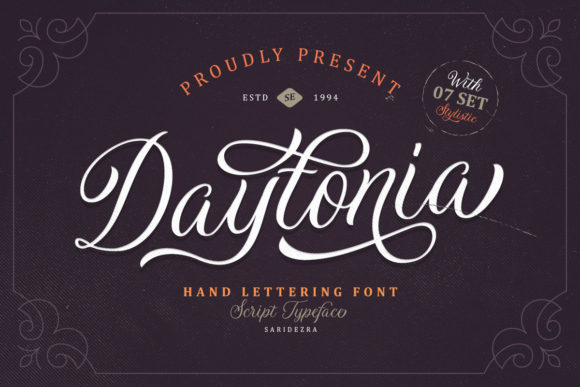 Daytonia Font Poster 1