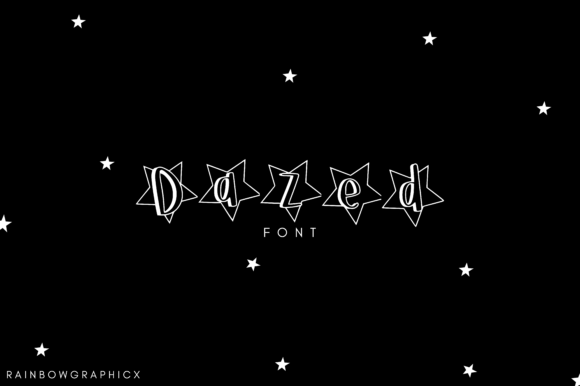 Dazed Font Poster 1