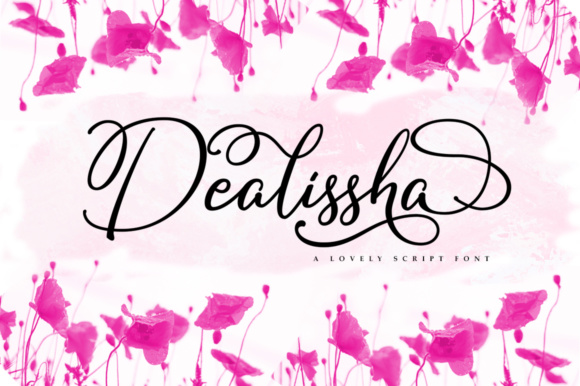 Dealissha Script Font