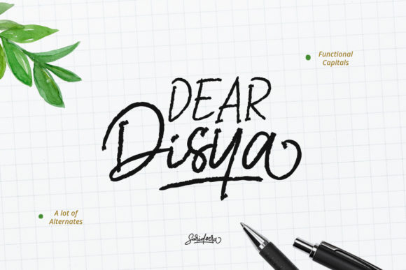 Dear Disya Font Poster 1