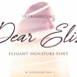 Dear Elisa Font Poster 1
