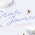 Dear Jane Script Font Poster 1