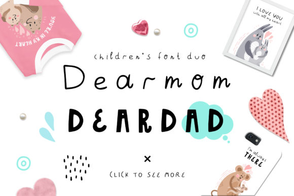 Dearmom and Deardad Font Poster 1