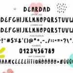 Dearmom and Deardad Font Poster 4