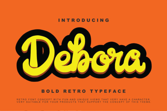 Debora Font Poster 1