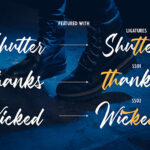 Debtos Script Font Poster 3