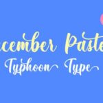 December Pastel Font Poster 1