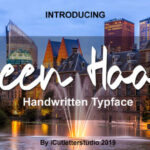 Deen Haag Font Poster 1