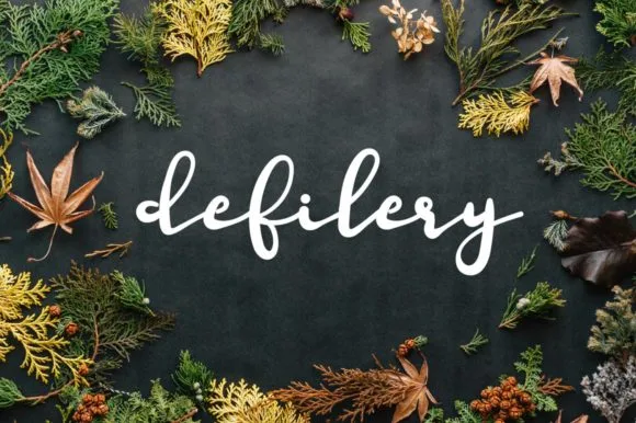 Defilery Font Poster 1