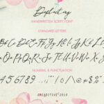 Deflecting Font Poster 9