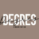 Degres Duo Font Poster 1