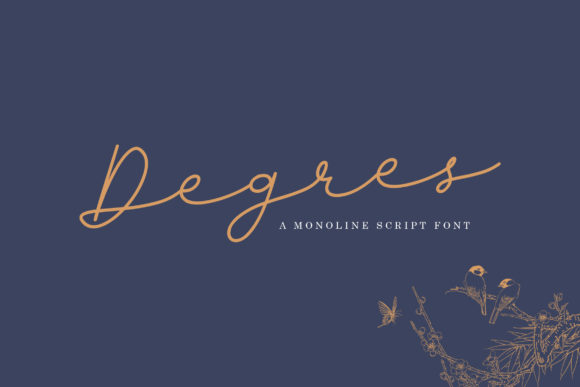 Degres Script Font