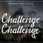 Dekade Font Poster 11