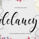 Delaney Font Poster 1