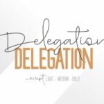 Delegation Family Font Poster 1