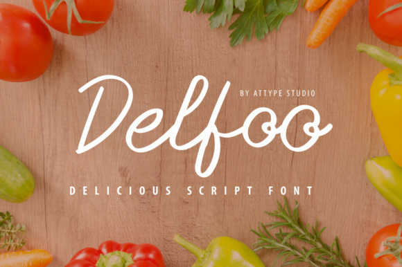 Delfoo Font Poster 1