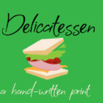 Delicatessen Font Poster 1
