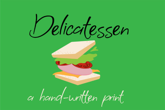 Delicatessen Font Poster 1