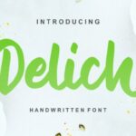 Delich Font Poster 1