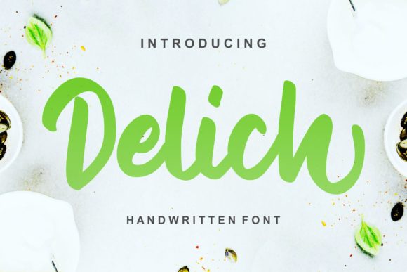 Delich Font Poster 1