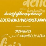 Delicia Font Poster 2