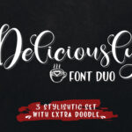 Deliciously Font Duo Font Poster 1