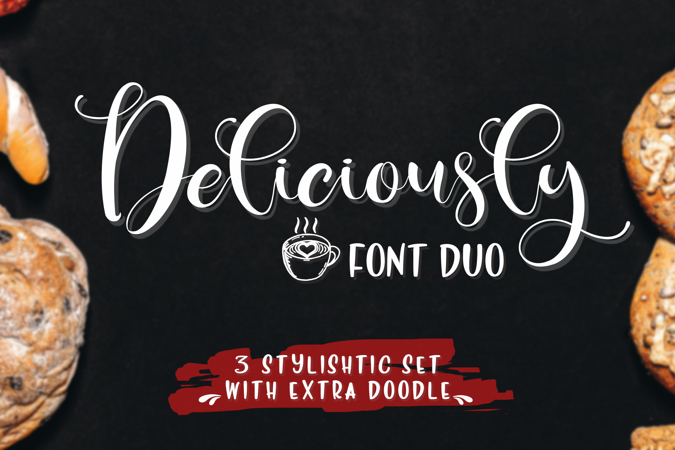 Deliciously Font Duo Font Poster 1