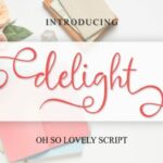 Delight Font Poster 1