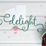 Delight Font Poster 3